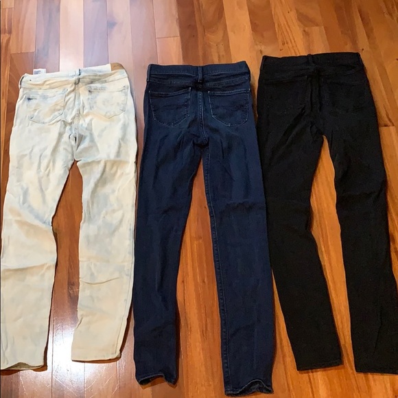 Set of 3 Abercrombie Kids Jeans Girls Size 16 - Picture 3 of 4